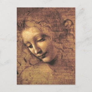 La Scapigliata par carte postale Leonardo da Vinci