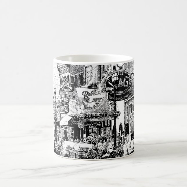 La scène de Nashville — Mug de café (Centre)