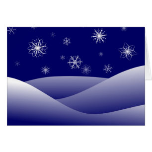 LA SCÈNE DE NEIGE D'HIVER