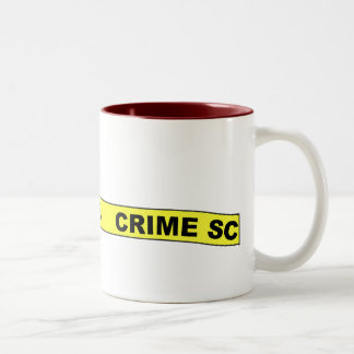 La scène du crime ne croisent pas - la tasse