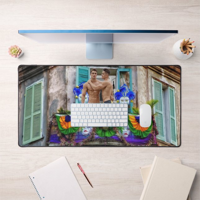 La scène festive de Mardi Gras de SlipperyJoe's de (Bureau 1)
