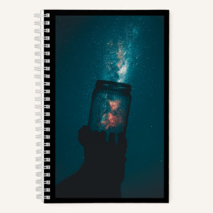 La science du Cosmos dans un Carnet de spirale boc