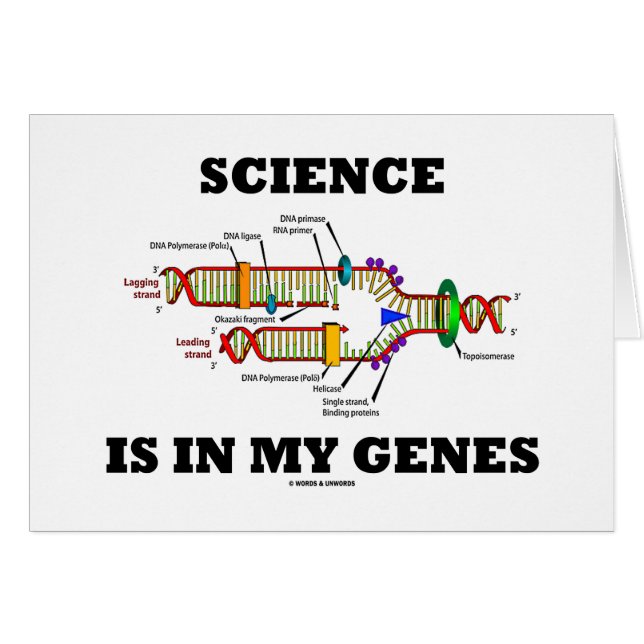 La Science est dans mes gènes (la reproduction (Devant horizontal)