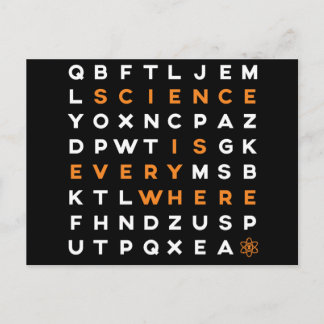 La science est partout carte postale