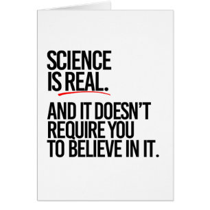 LA SCIENCE EST RÉELLE