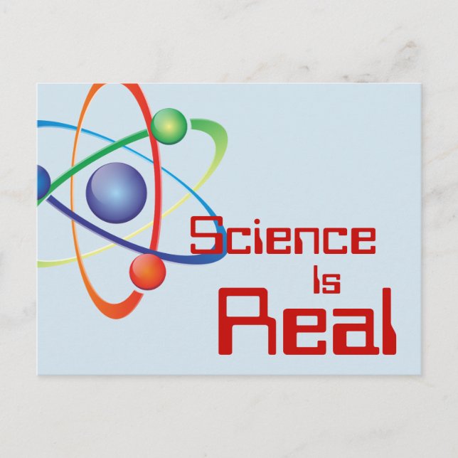 La science est une vraie carte postale (Devant)