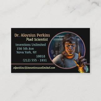 La Science folle ! (m) Cartes de visite