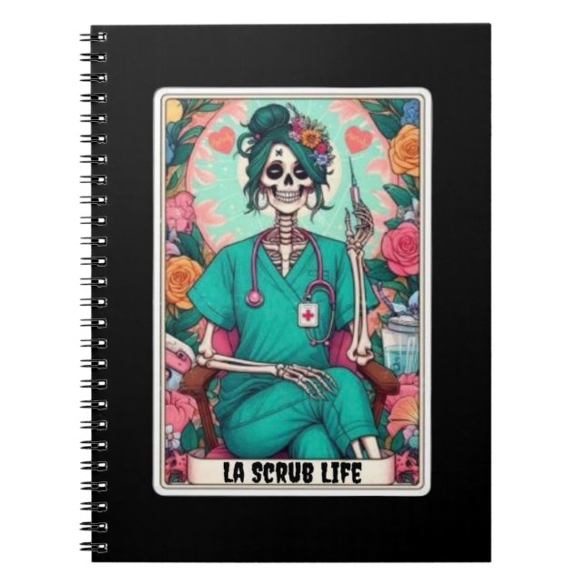 La Scrub Life Tarot Card Carnet Collection (Devant)