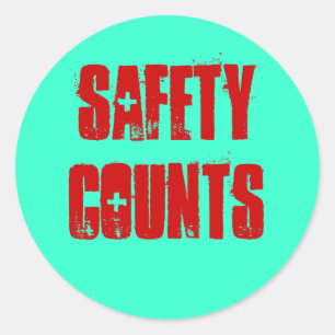 La sécurité compte des autocollants