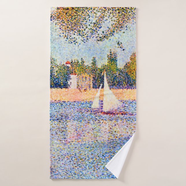 La Seine à La Grande Jatte, Seurat (Serviette de bain)
