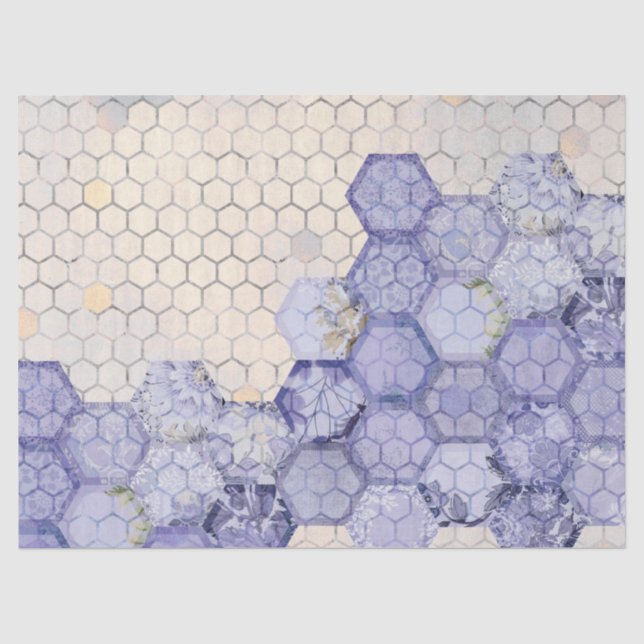 La série Blue Bee Design 10 papier de soie (Recto)
