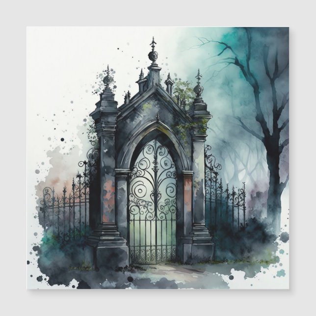 La série Porte de Cimetière Gothique Design 11 (Devant)