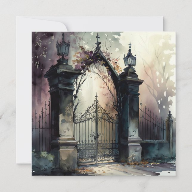 La série Porte de Cimetière Gothique Design 12 (Devant)