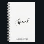 La servante d'honneur Carnet de discours du Mariag<br><div class="desc">La servante d'honneur Carnet de discours du Mariage</div>