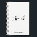 La servante d'honneur Carnet de discours du Mariag<br><div class="desc">La servante d'honneur Carnet de discours du Mariage</div>