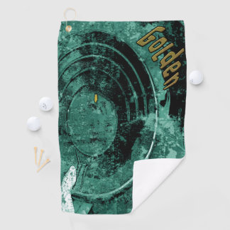 La serviette de golf pour piège à nugget doré