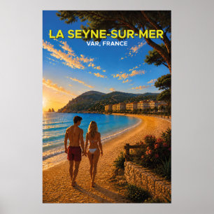 La Seyne-sur-Mer – Vintage Travel Poster