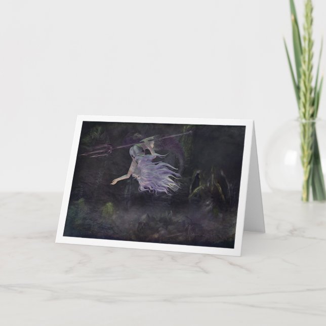 La sirène voit un carte pour notes de Kraken de (Devant)