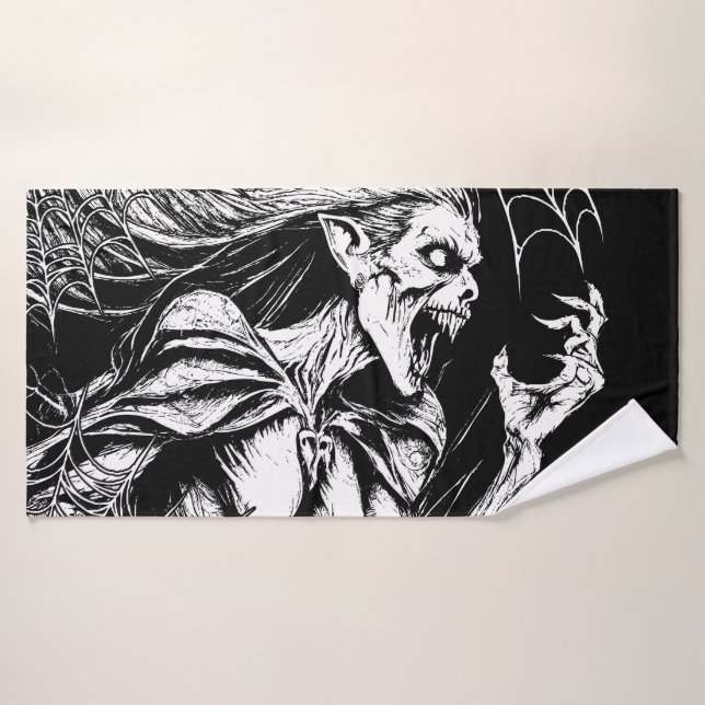 La sorcière (Serviette de bain)