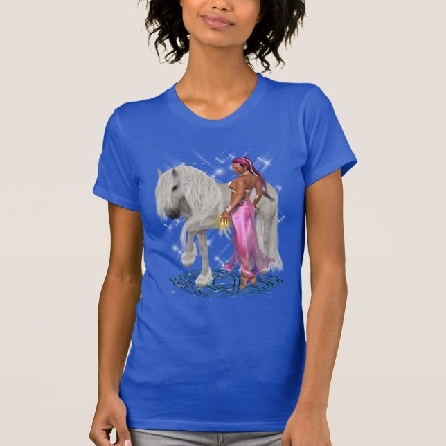 La Sorcière et l'étalon blanc. T-shirt (Devant)