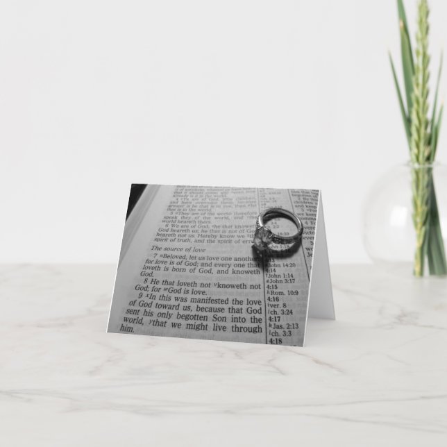 La source de l'amour Carte pour notes (Devant)