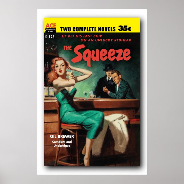 La Squeeze - Gil Brewer pb Poster de couverture 19 (Devant)