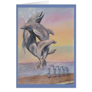 LA STATUE DOLPHIN FAMILIALE