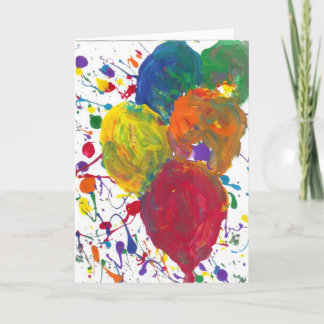La sucrerie arrose la carte de voeux d'artiste