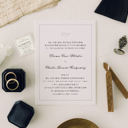 La Suite Legacy | Mariage Traditionnel Monogramme