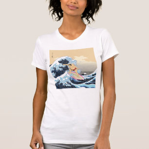 La sumo surfant le T-shirt adapté de burn-out