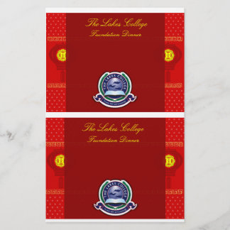 La table du dîner de la Fondation Lakes College ré