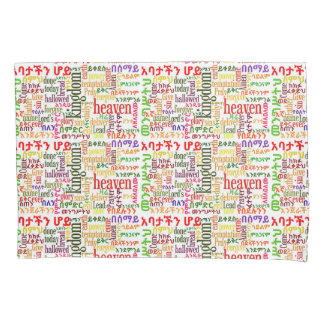 La taie d'oreiller de l'amharique de የአባታችንሆይጸሎት