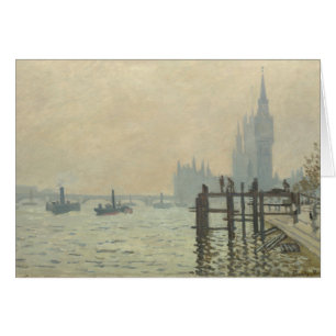 La Tamise sous Westminster par Claude Monet