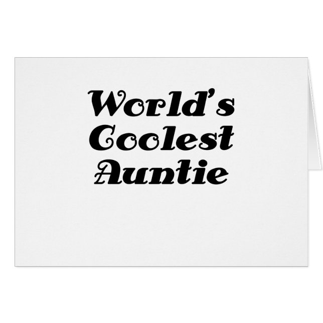 La tante la plus fraîche des mondes (Devant horizontal)