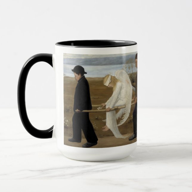 La tasse Angel blessé de Simberg - choisir le styl (Gauche)