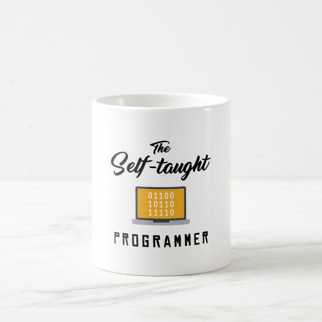 La tasse autodidacte de programmeur (Centre)