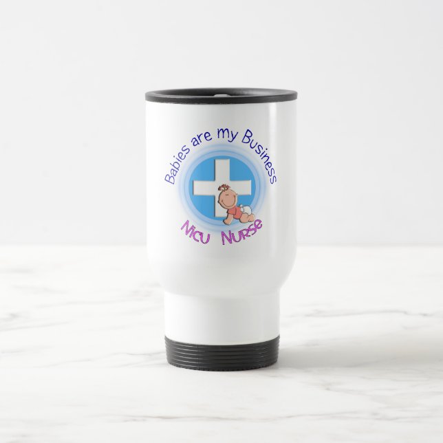 La tasse "bébés de voyage d'INFIRMIÈRE de NICU (Centre)