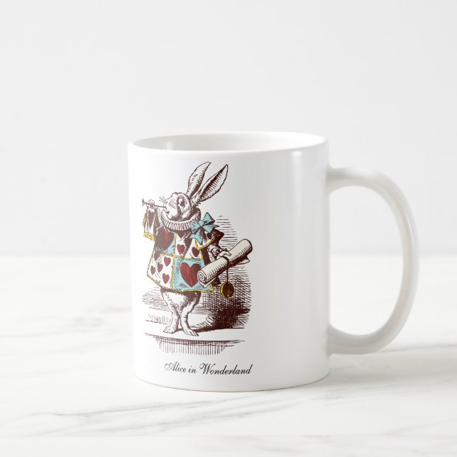 La tasse blanche de lapin (Droite)