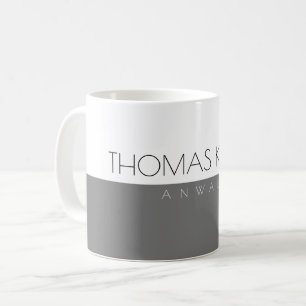 La Tasse Blanche Grise