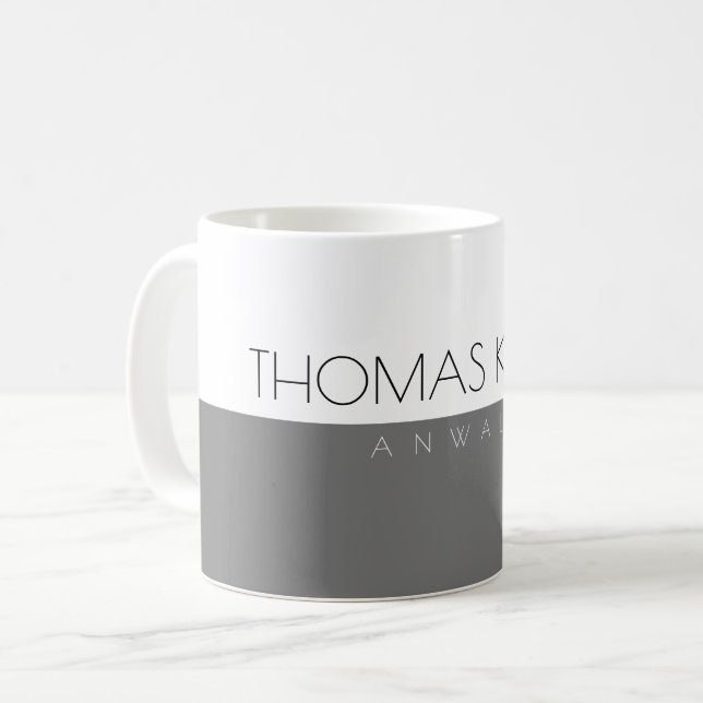 La Tasse Blanche Grise (Devant gauche)