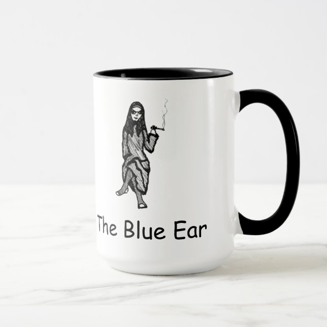 La tasse bleue d'oreille (Droite)