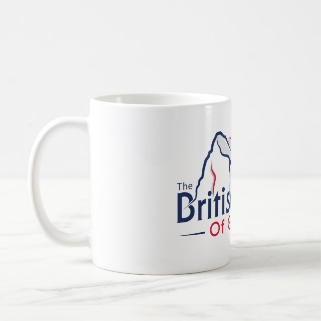 La tasse britannique de rocher de Gibraltar (Gauche)