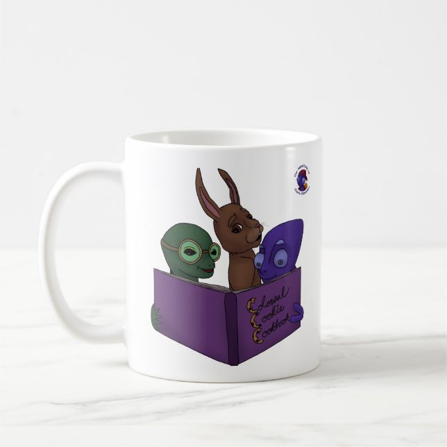 La tasse colossale de livre de cuisine de biscuit (Gauche)