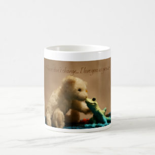 La tasse de baiser de grenouille d'ours de