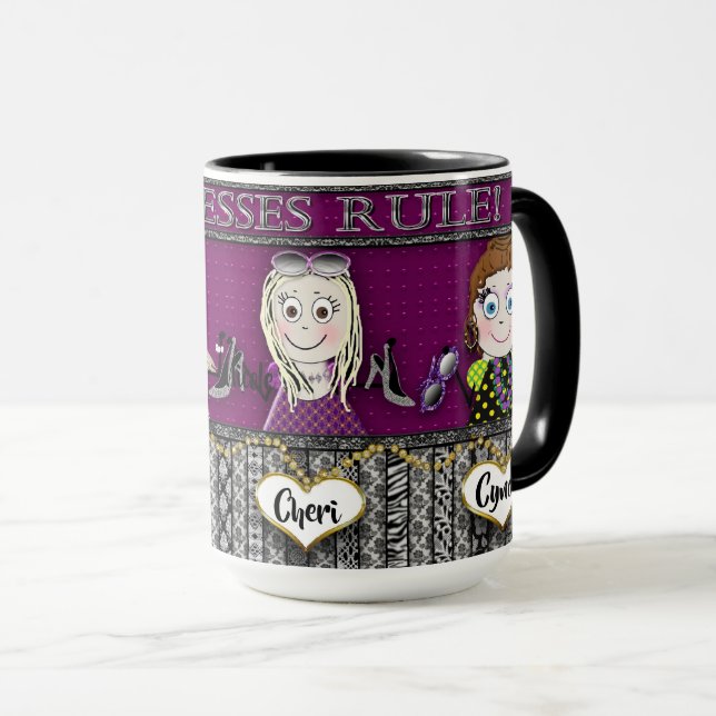 LA TASSE DE BFF - AMIES DE LA RÈGLE QUATRE DE (Devant droit)