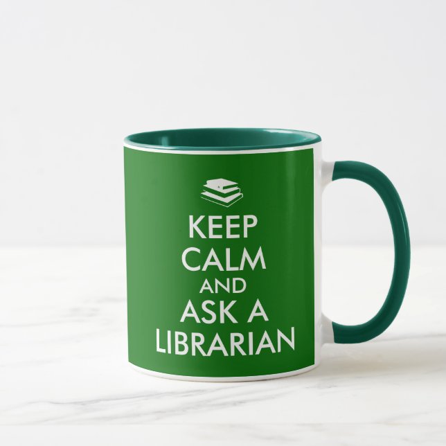 La tasse de bibliothécaire gardent le calme pour (Droite)