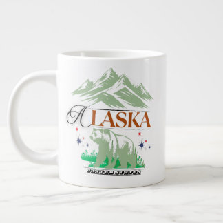 La tasse de café aventure de l'ours d'Alaska