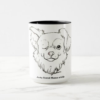 La tasse de café chanceuse de peinture de Fox