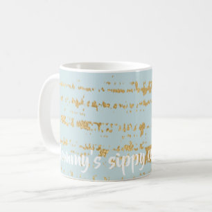 La tasse de café "Classique Gold/Blue Maman's Sip
