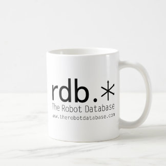 La tasse de café de base de données de robot